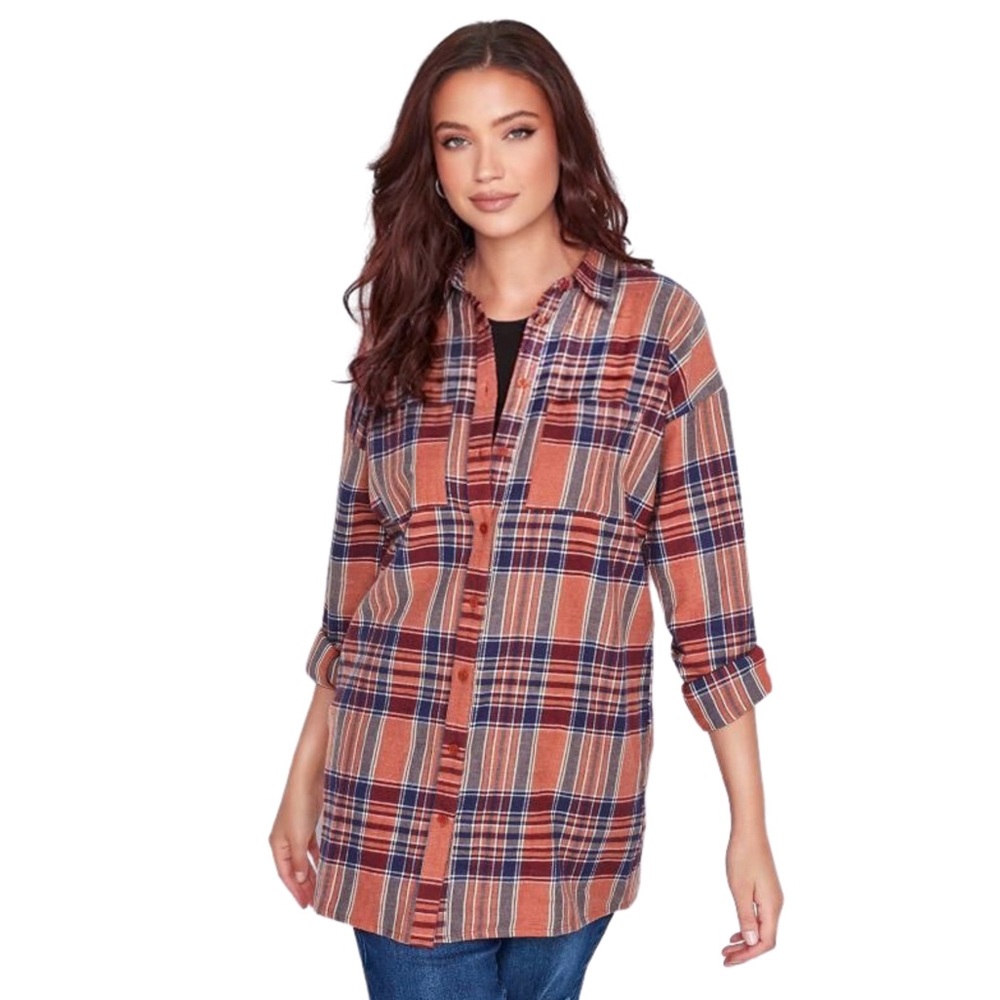 Cinema Club Plaid Tunic Top/Dress